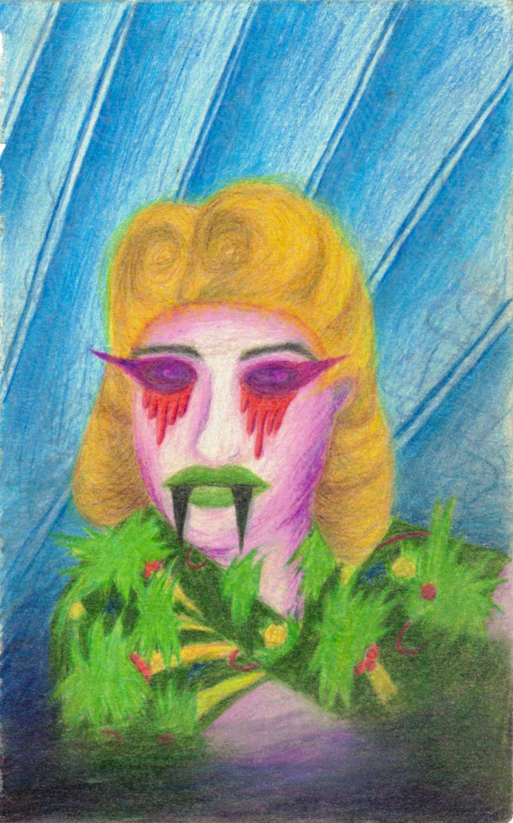 Faded. Colored Pencil.